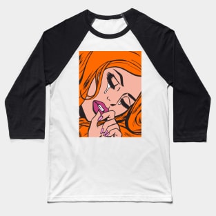 Ginger Sad Girl Baseball T-Shirt